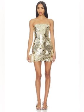 chelsea mini dress more to come MORE TO COME Chelsea Mini Dress in Red